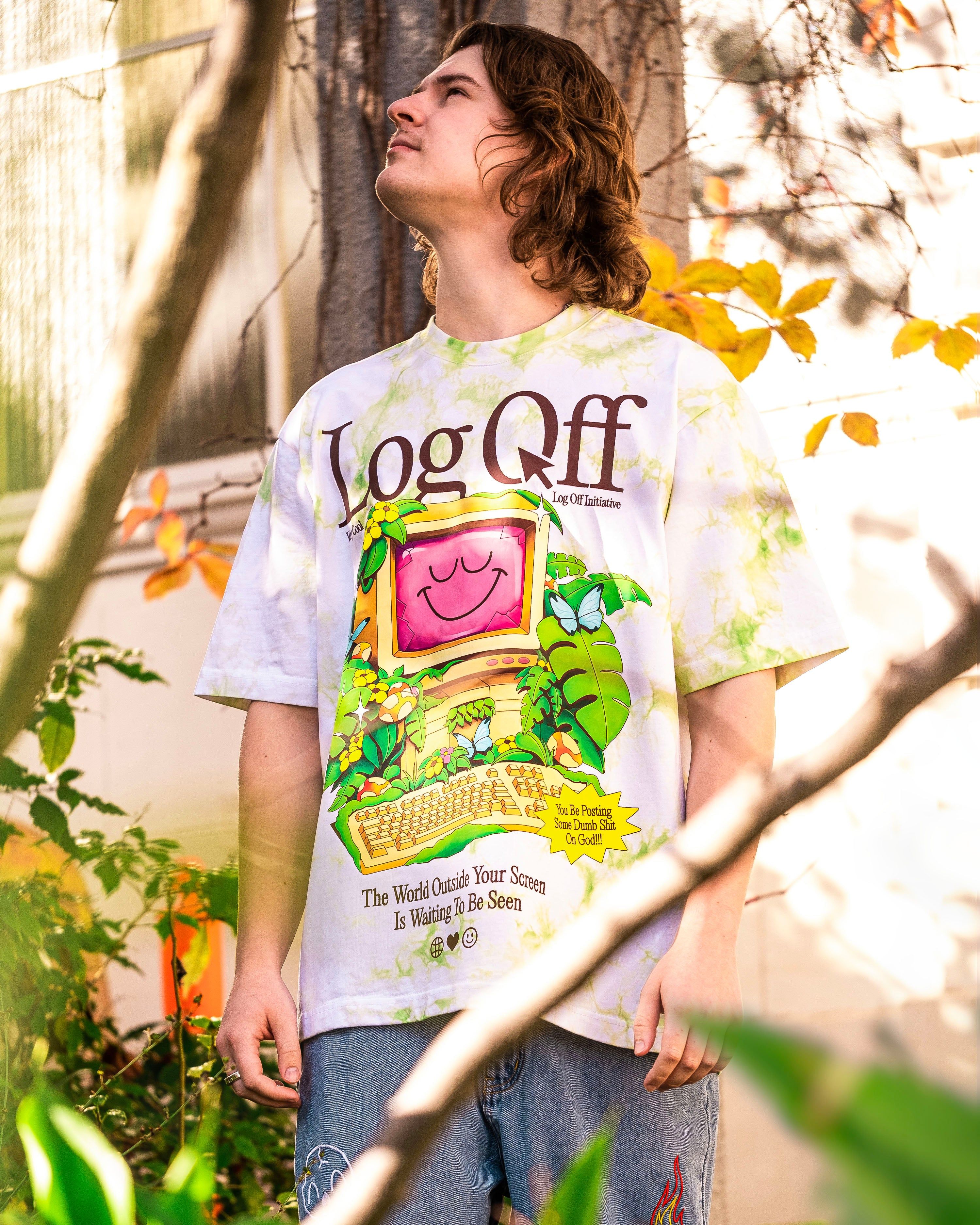 The Log Off Tee sold by Cool Shirtz product image thumbnail 4