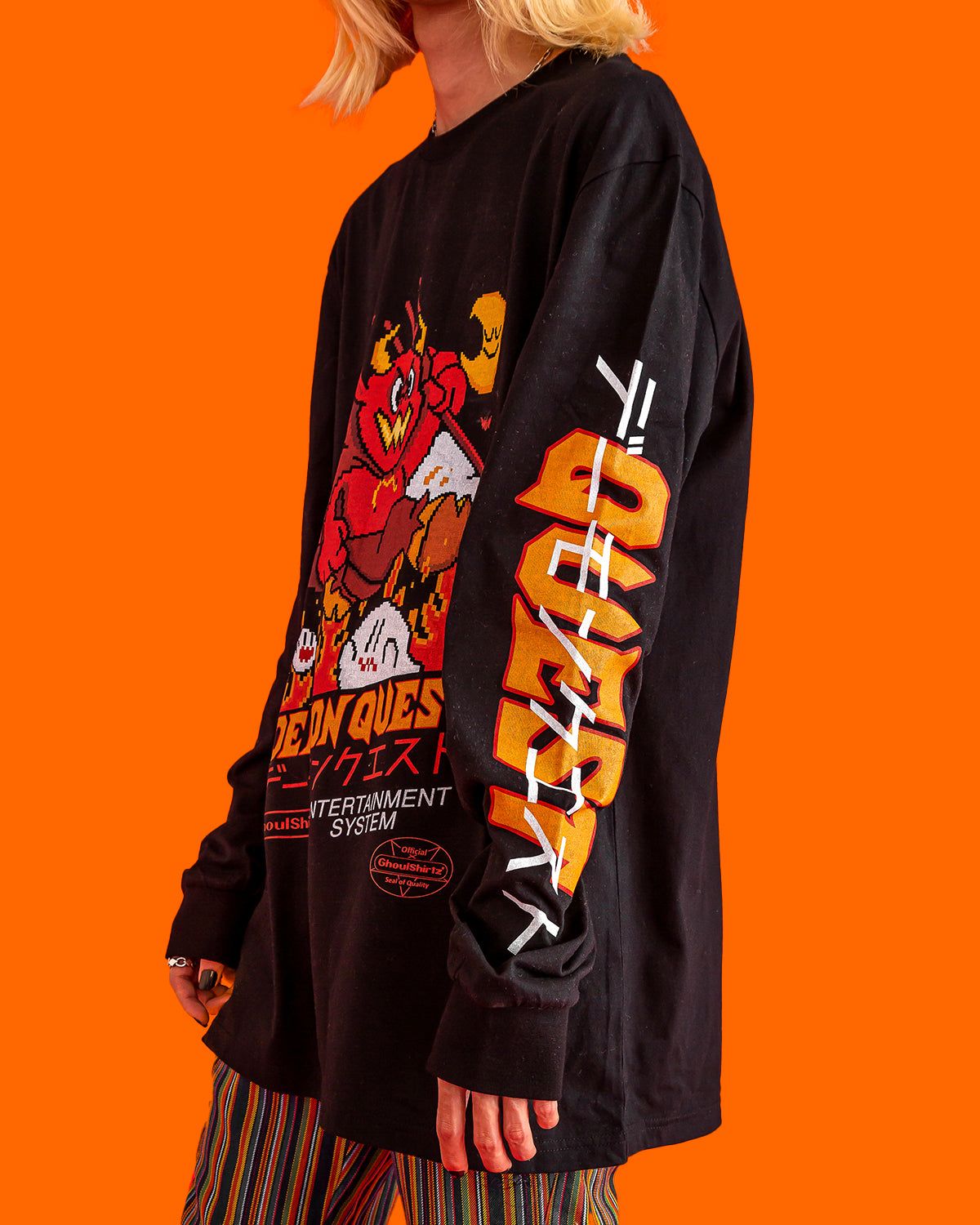 The Demon Quest Longsleeve sold by Cool Shirtz product image thumbnail 2