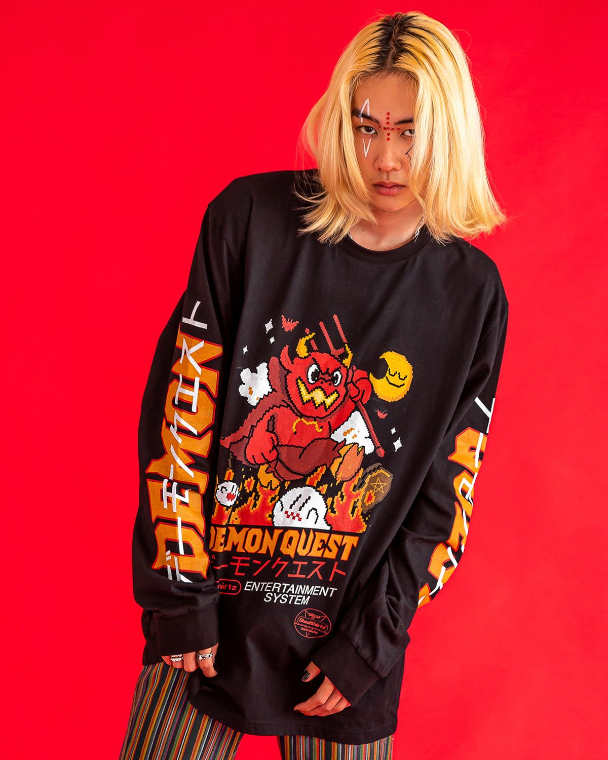 The Demon Quest Longsleeve sold by Cool Shirtz product image thumbnail 5