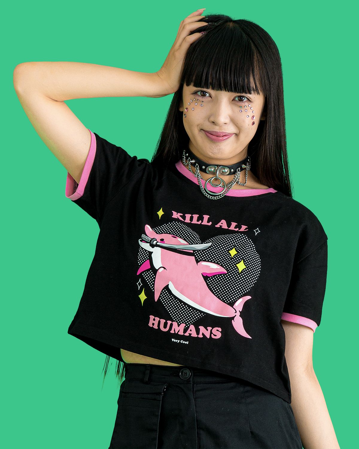 The Dolphin Crop sold by Cool Shirtz