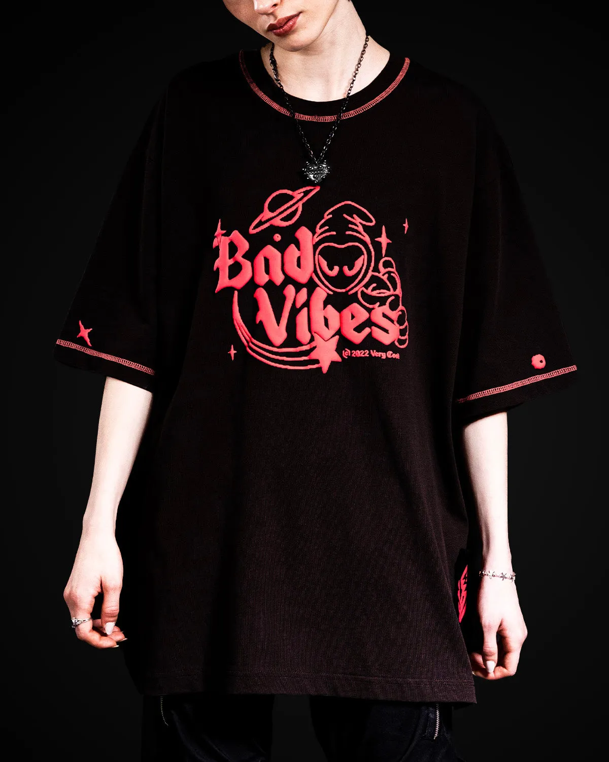 The Bad Vibes Tee sold by Cool Shirtz product image thumbnail 3