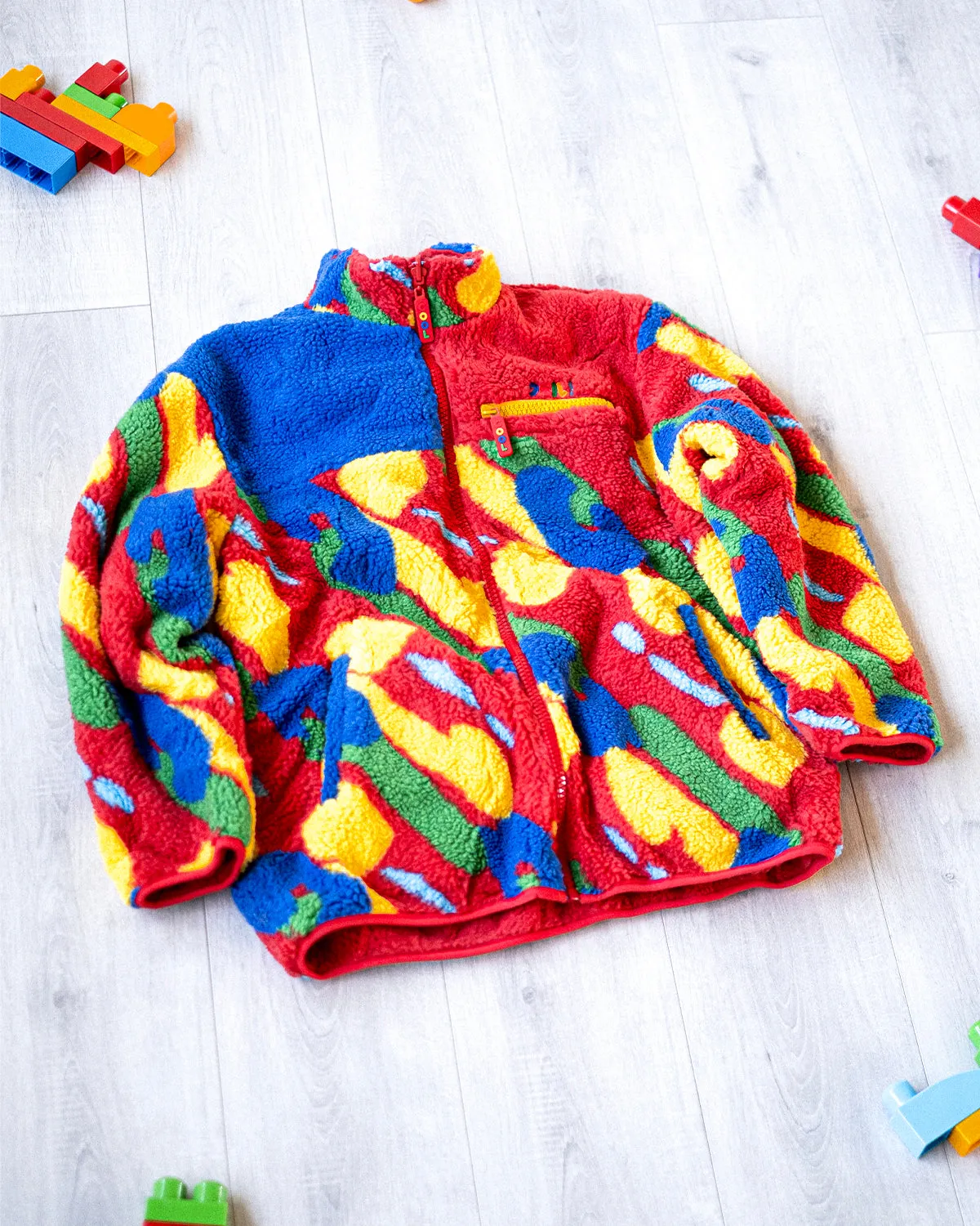 The Paint Sherpa Fleece Jacket sold by Cool Shirtz product image thumbnail 2