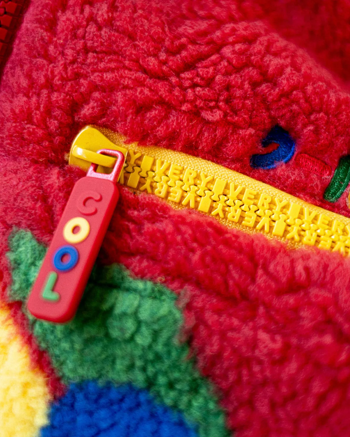 The Paint Sherpa Fleece Jacket sold by Cool Shirtz product image thumbnail 4