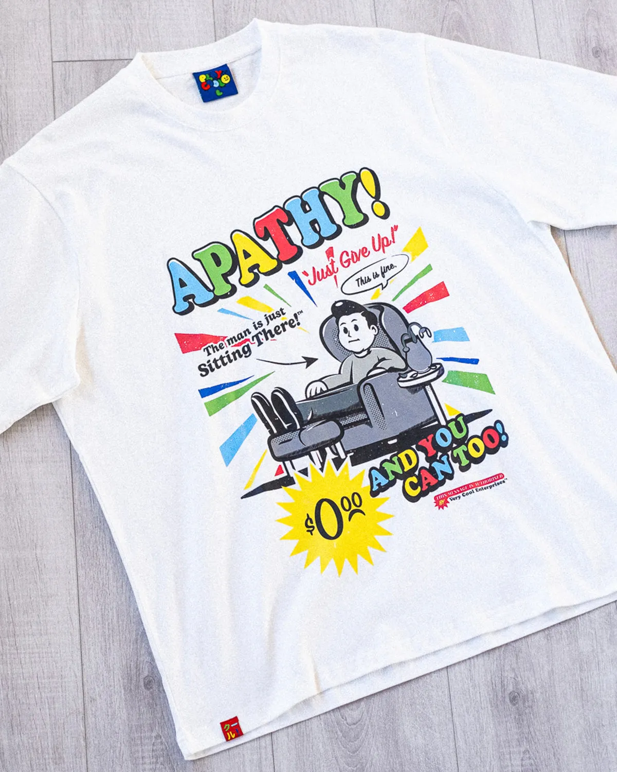 The Apathy Tee sold by Cool Shirtz product image thumbnail 5
