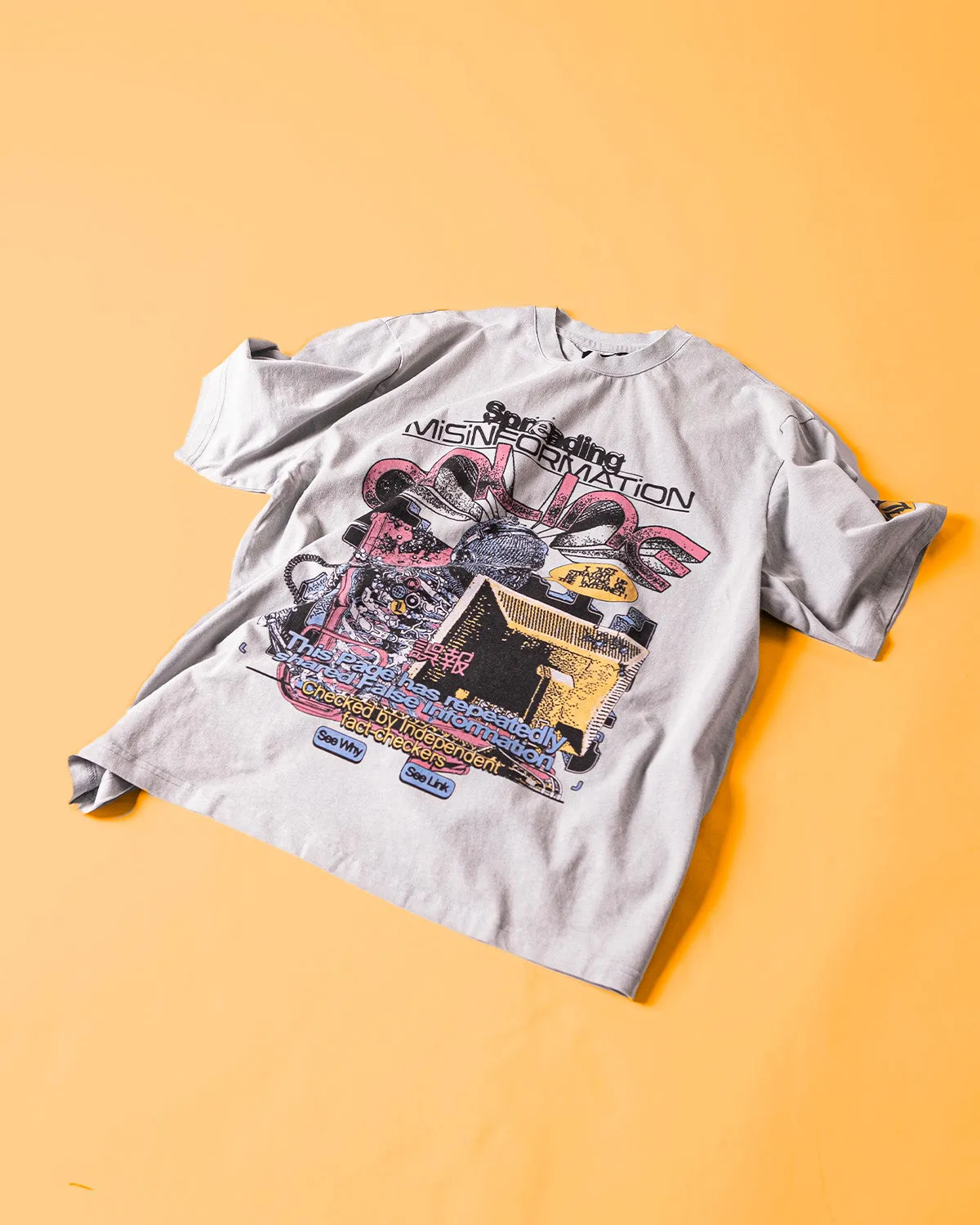 The Misinformation Tee sold by Cool Shirtz product image thumbnail 5