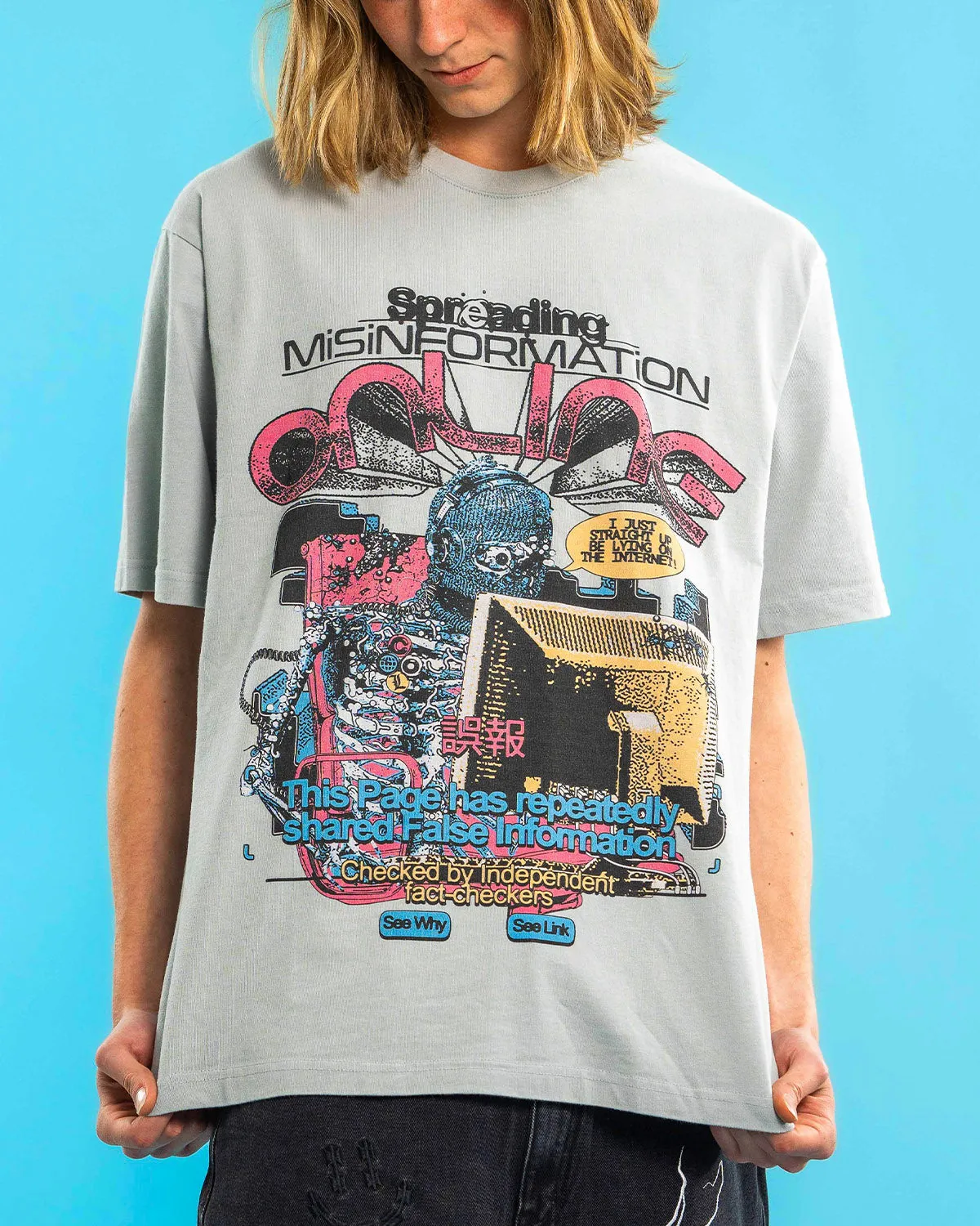 The Misinformation Tee sold by Cool Shirtz product image thumbnail 2