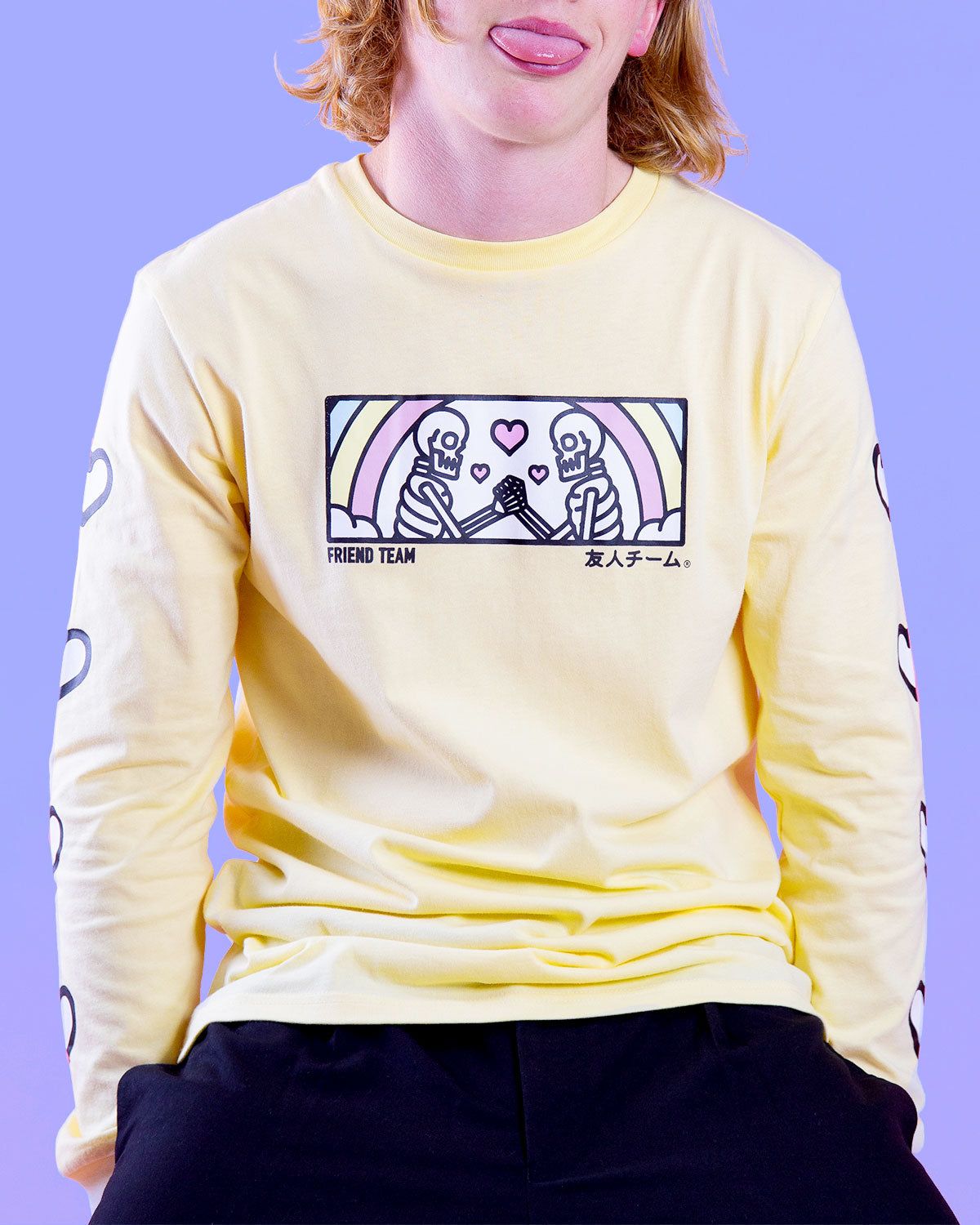 The Friend Team Longsleeve sold by Cool Shirtz product image thumbnail 2