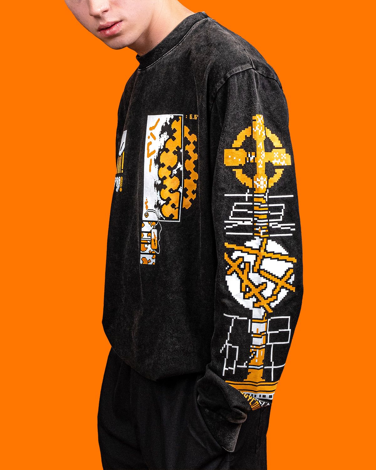The Dead Pixel Longsleeve sold by Cool Shirtz product image thumbnail 6
