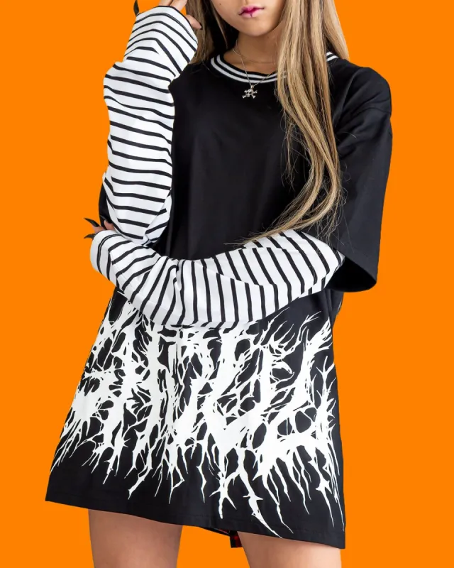 The Ghoul Layered Longsleeve sold by Cool Shirtz