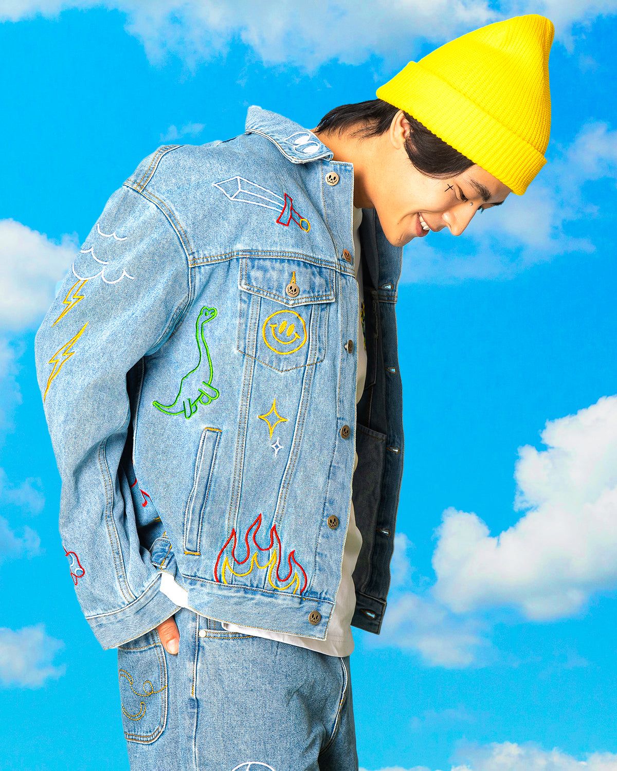 The Play Cool Denim Jacket sold by Cool Shirtz product image thumbnail 5