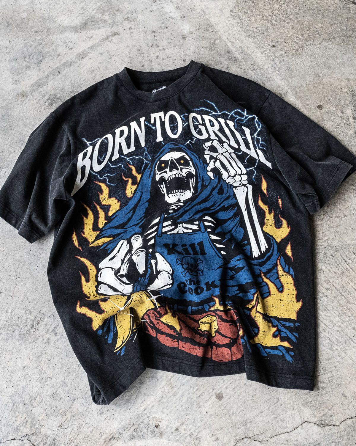 The Born To Grill Tee sold by Cool Shirtz product image thumbnail 3