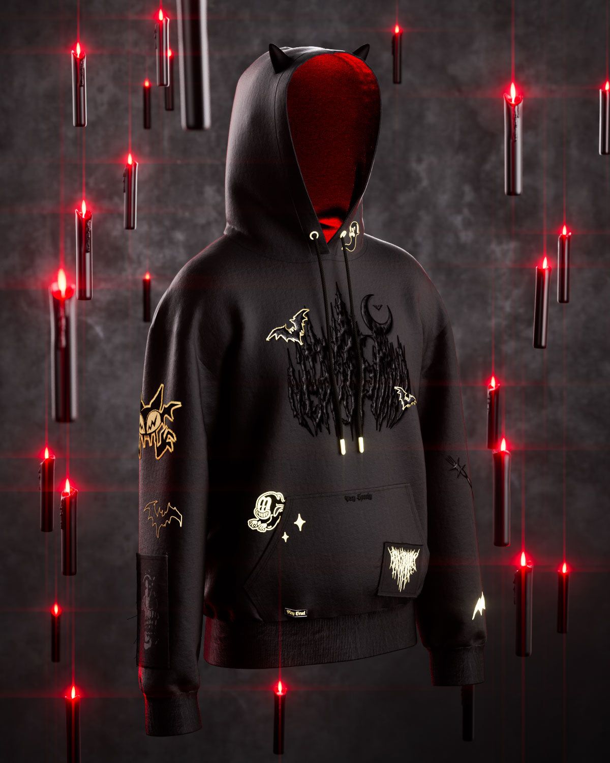 The Nocturne Hoodie sold by Cool Shirtz product image thumbnail 6