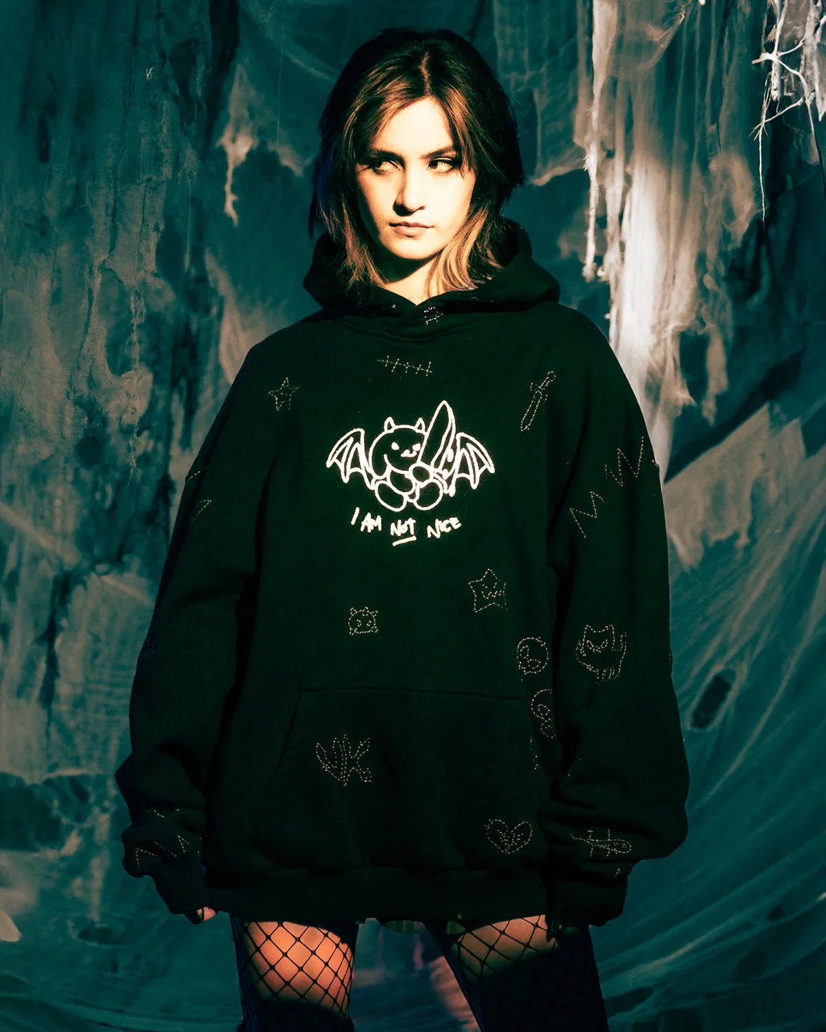 The Not Nice Hoodie sold by Cool Shirtz product image thumbnail 2