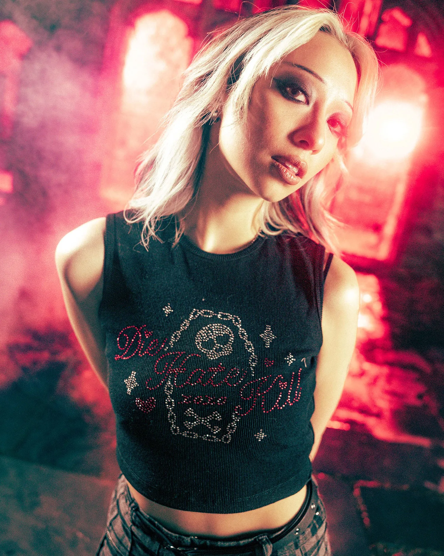 The Die Hate Kill Crop sold by Cool Shirtz product image thumbnail 2