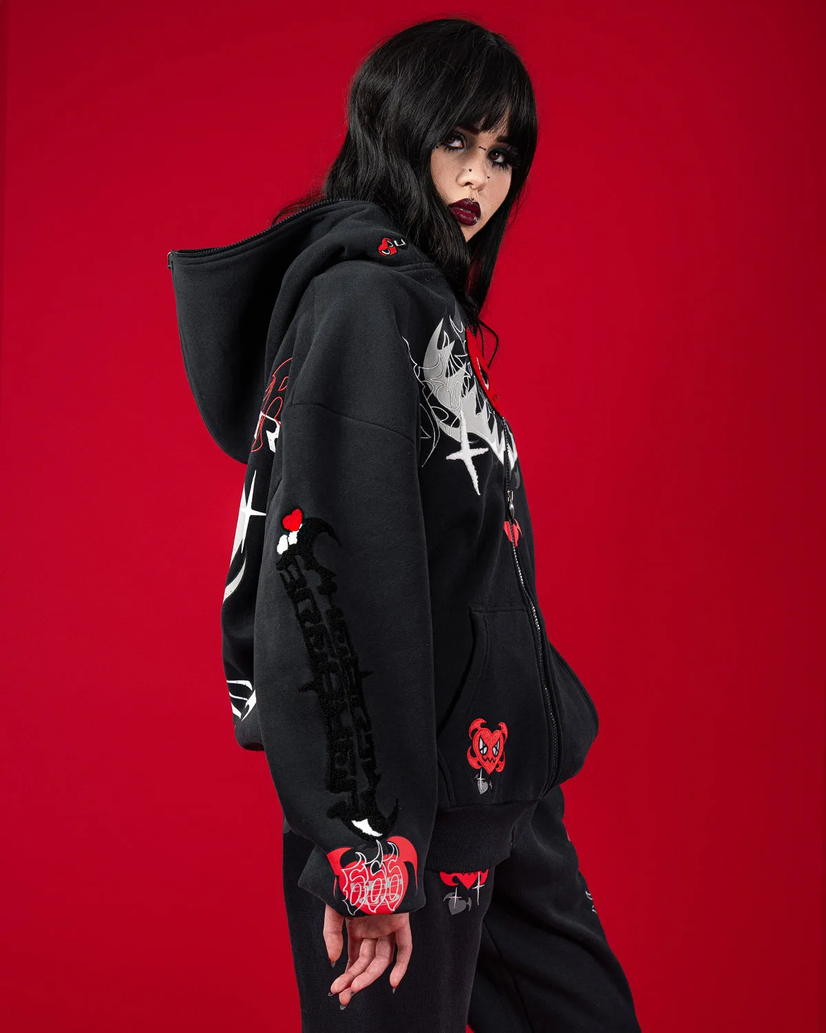 The Heartbreaker Hoodie sold by Cool Shirtz product image thumbnail 2