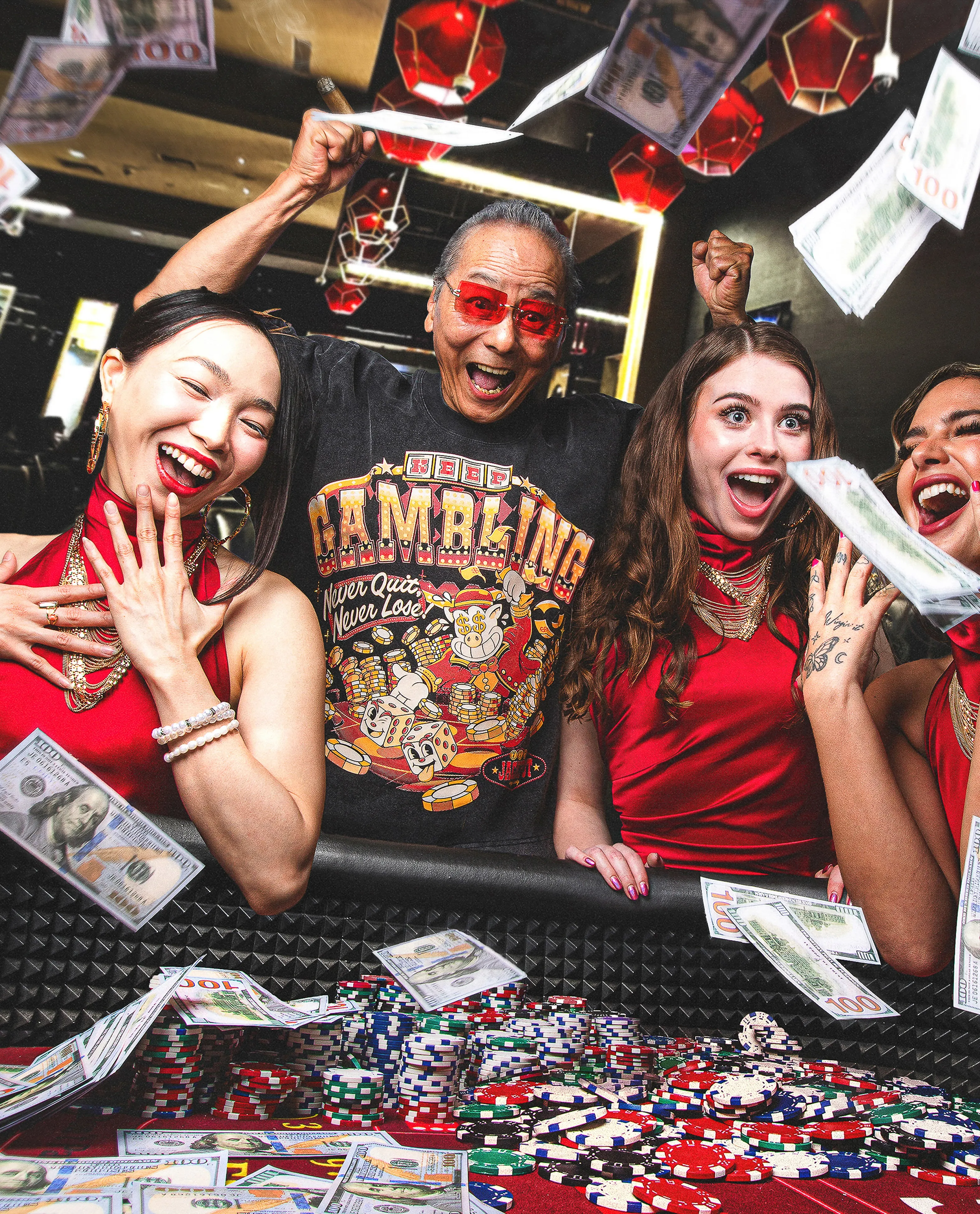 The Gambling Tee sold by Cool Shirtz product image thumbnail 5