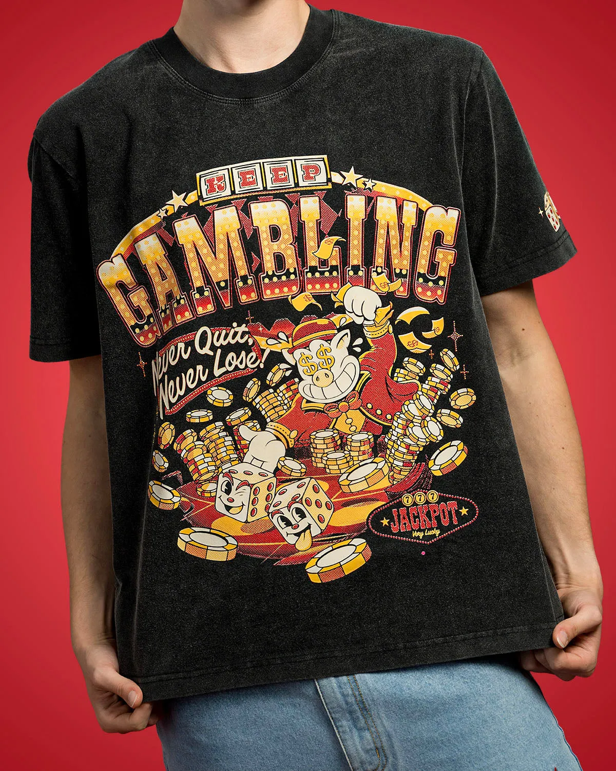 The Gambling Tee sold by Cool Shirtz product image thumbnail 3