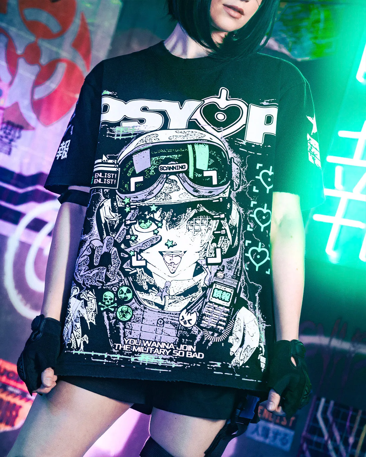 The PSY-OP Tee sold by Cool Shirtz product image thumbnail 2