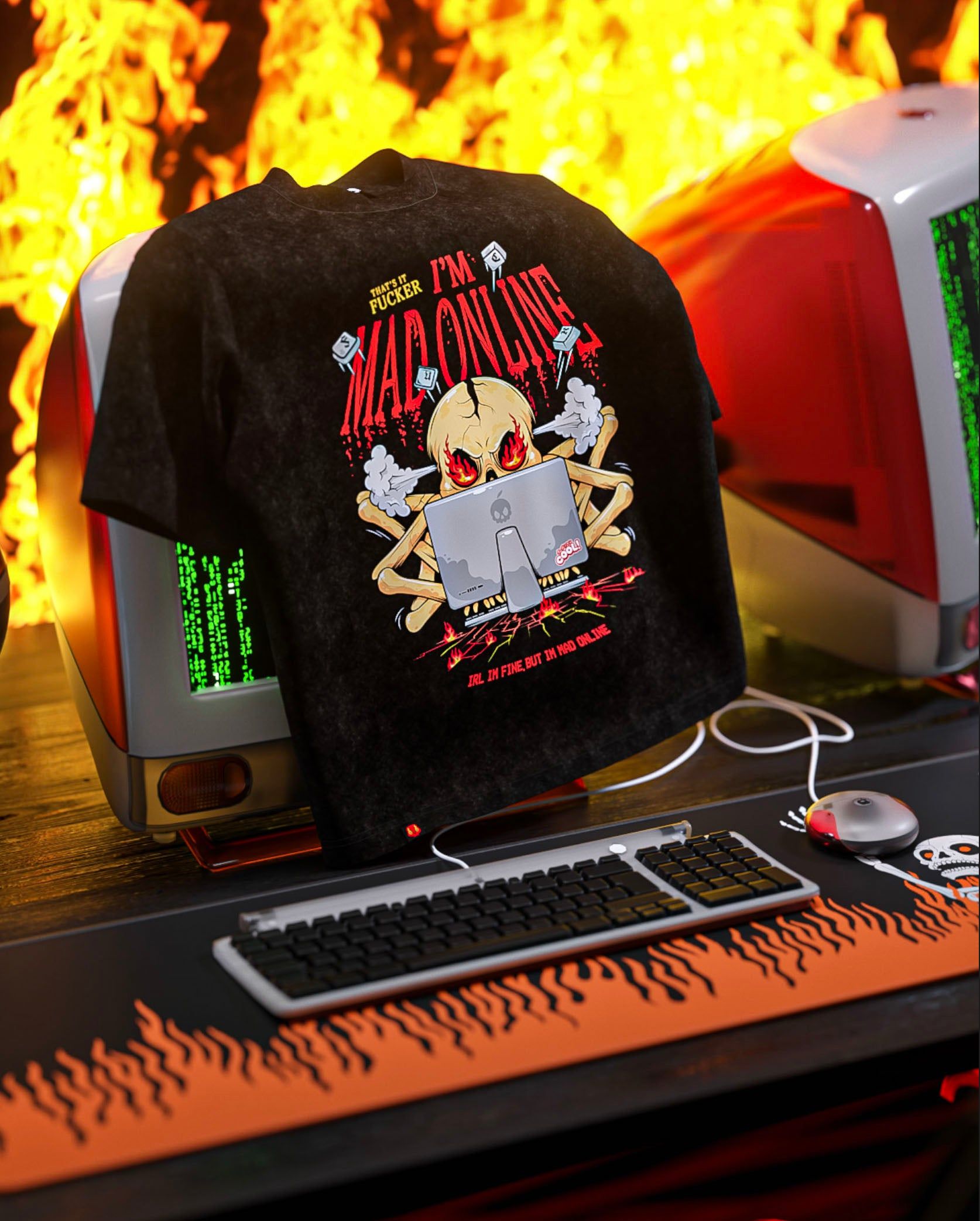 The Mad Online Tee sold by Cool Shirtz product image thumbnail 3