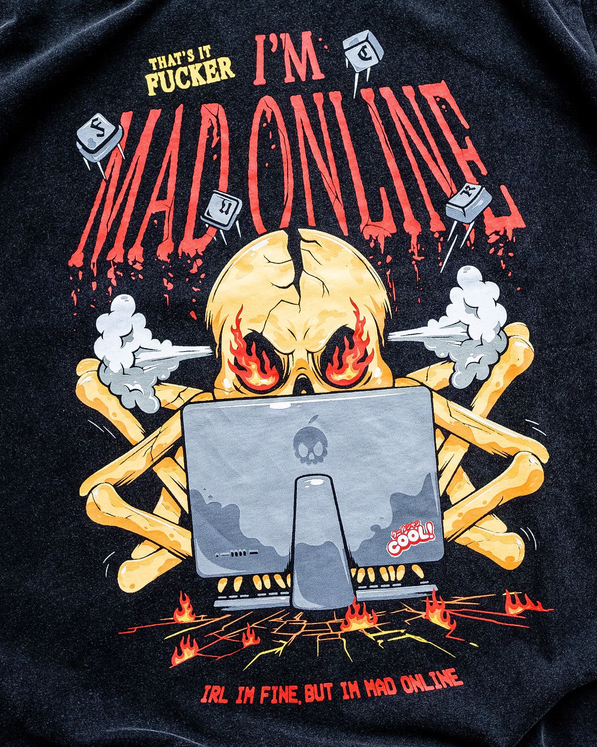 The Mad Online Tee sold by Cool Shirtz product image thumbnail 2