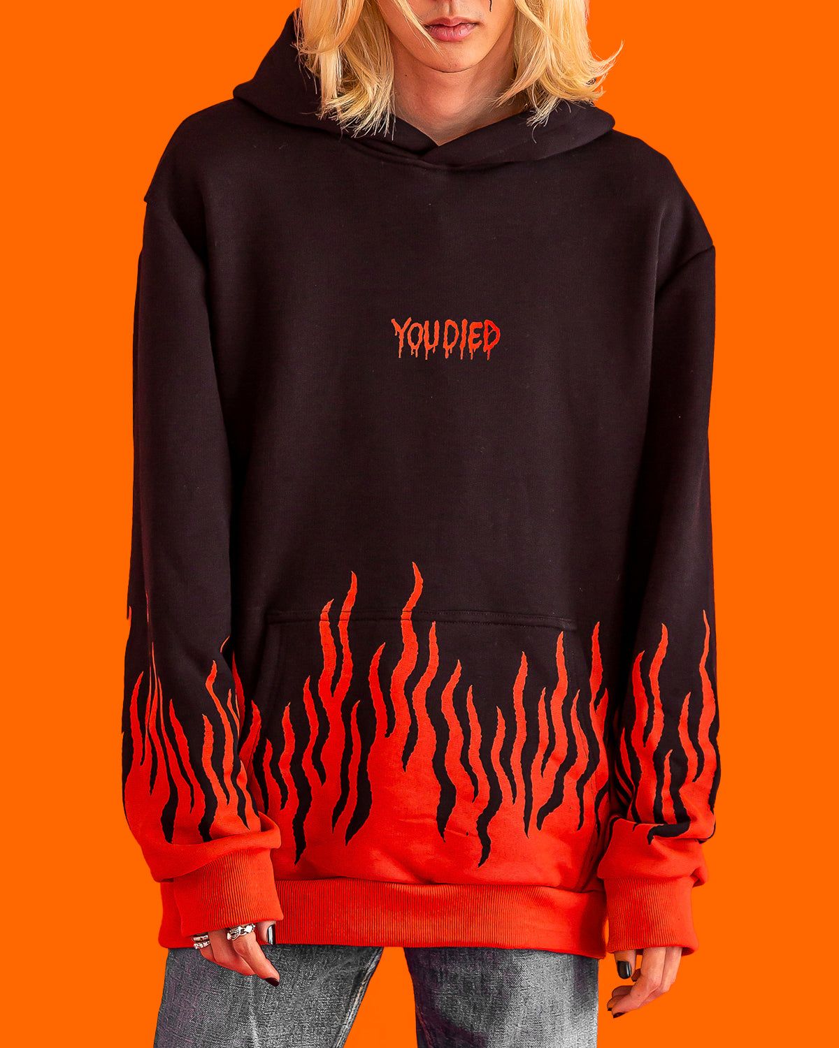 The You Died Hoodie sold by Cool Shirtz product image thumbnail 2