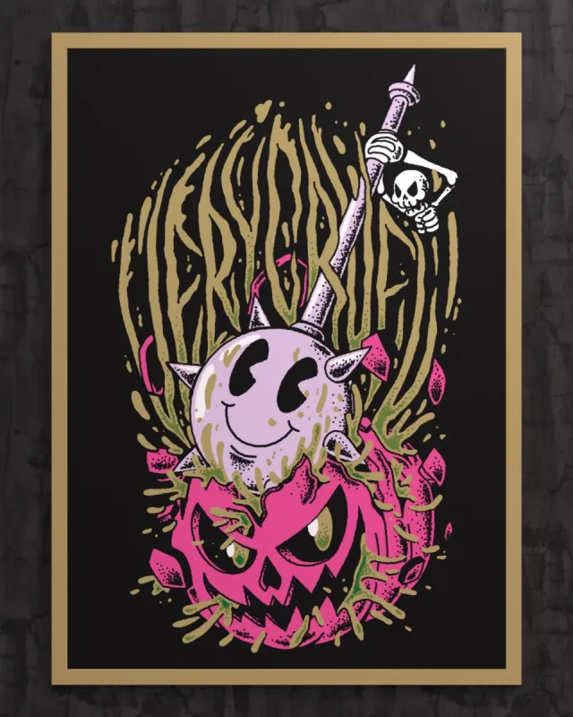 Very Cruel Art Print sold by Cool Shirtz