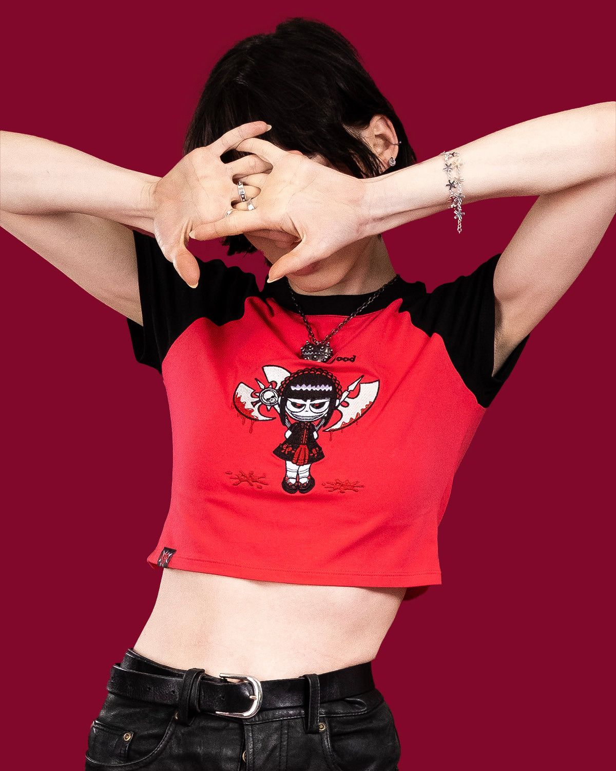 The Up To No Good Crop sold by Cool Shirtz product image thumbnail 5