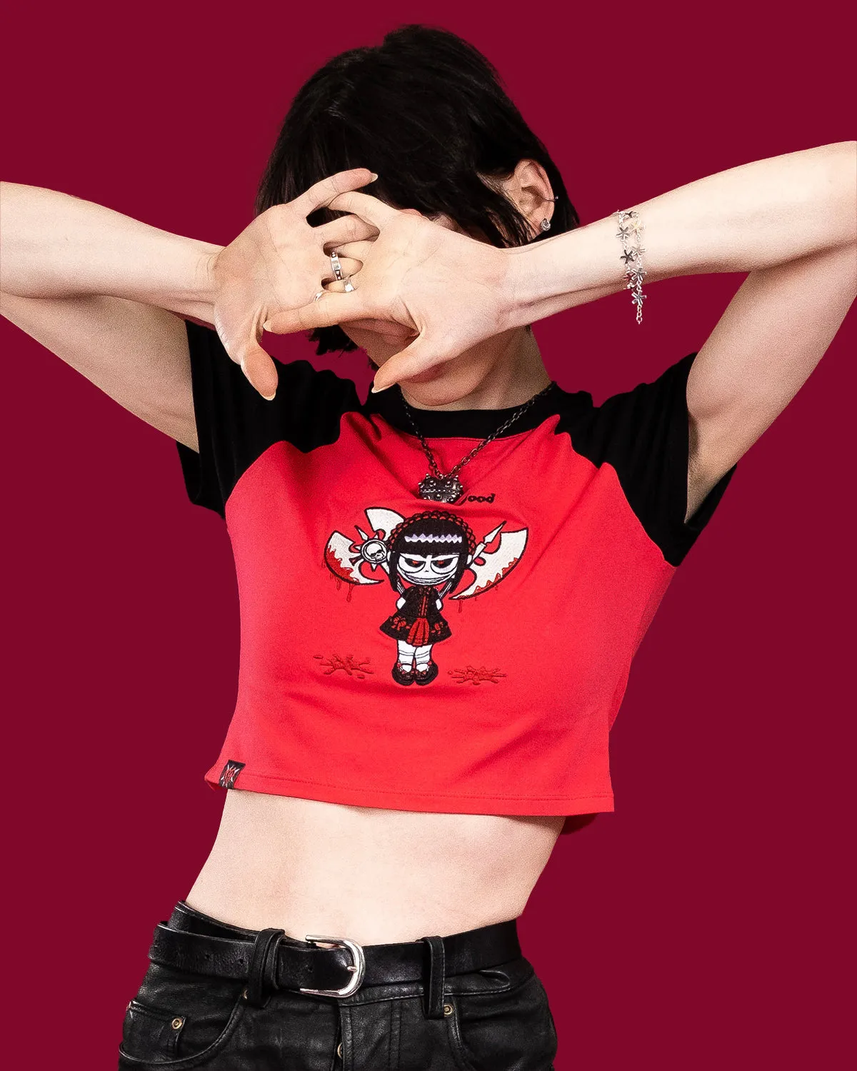 The Up To No Good Crop sold by Cool Shirtz product image thumbnail 5