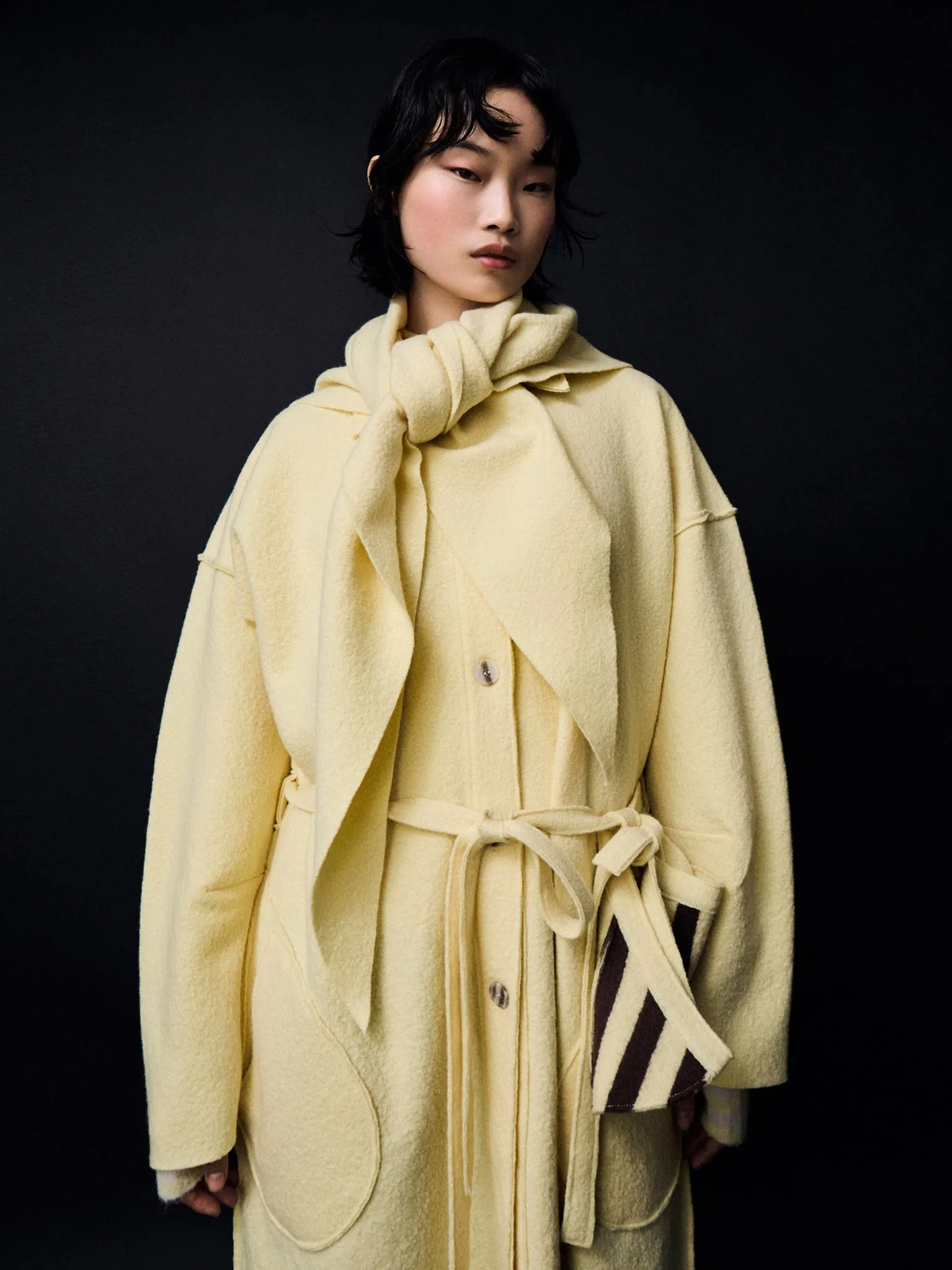 Katachi coat sold by RUS