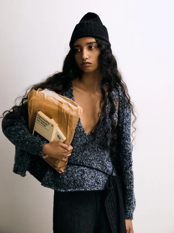 Ochiba cardigan made by RUS