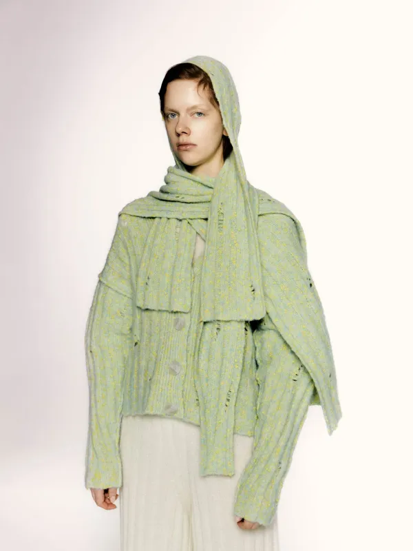 Jikken cardigan made by RUS