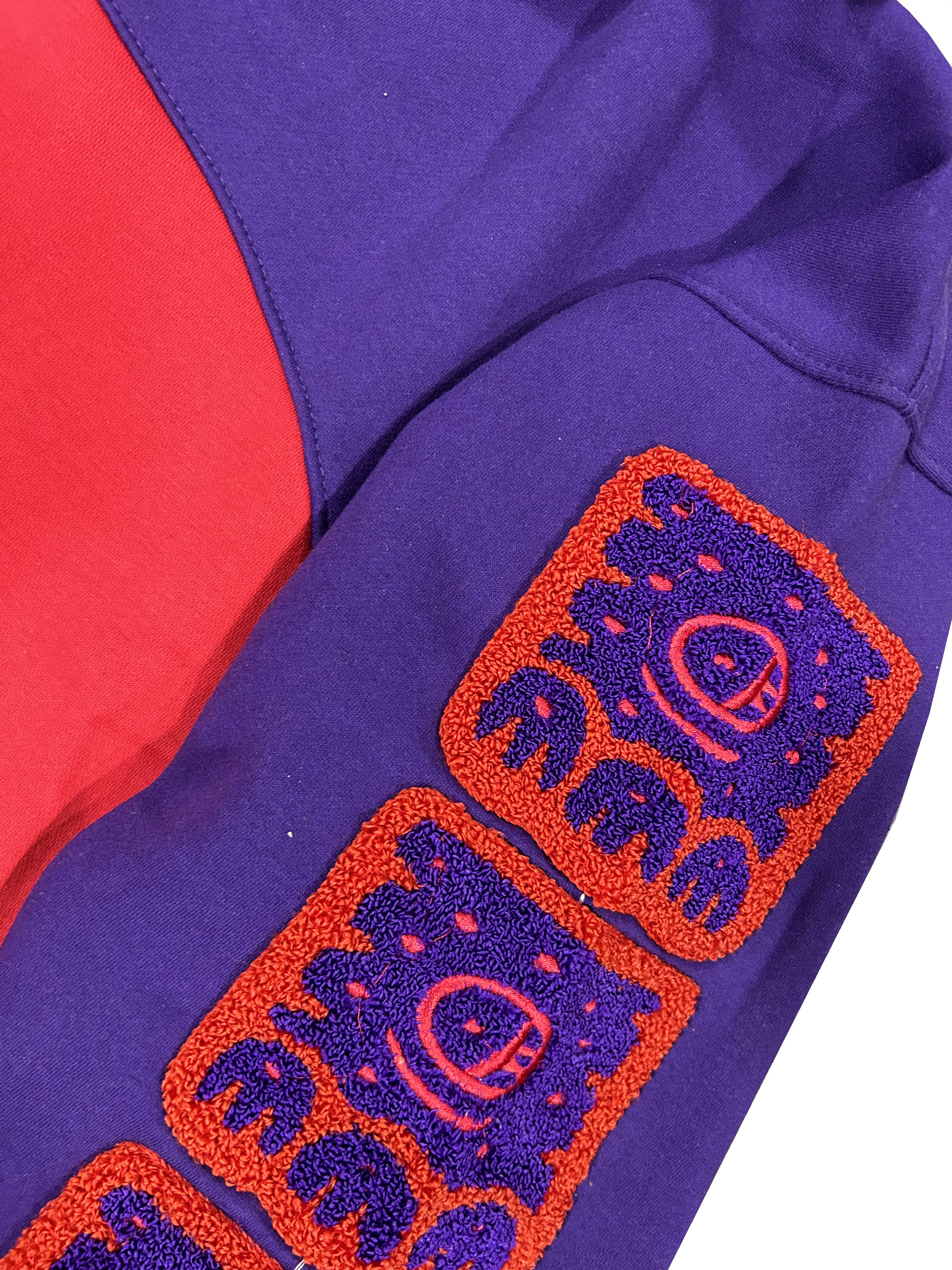 Purple/Red - Chenille Hoodie sold by Kodone product image thumbnail 2