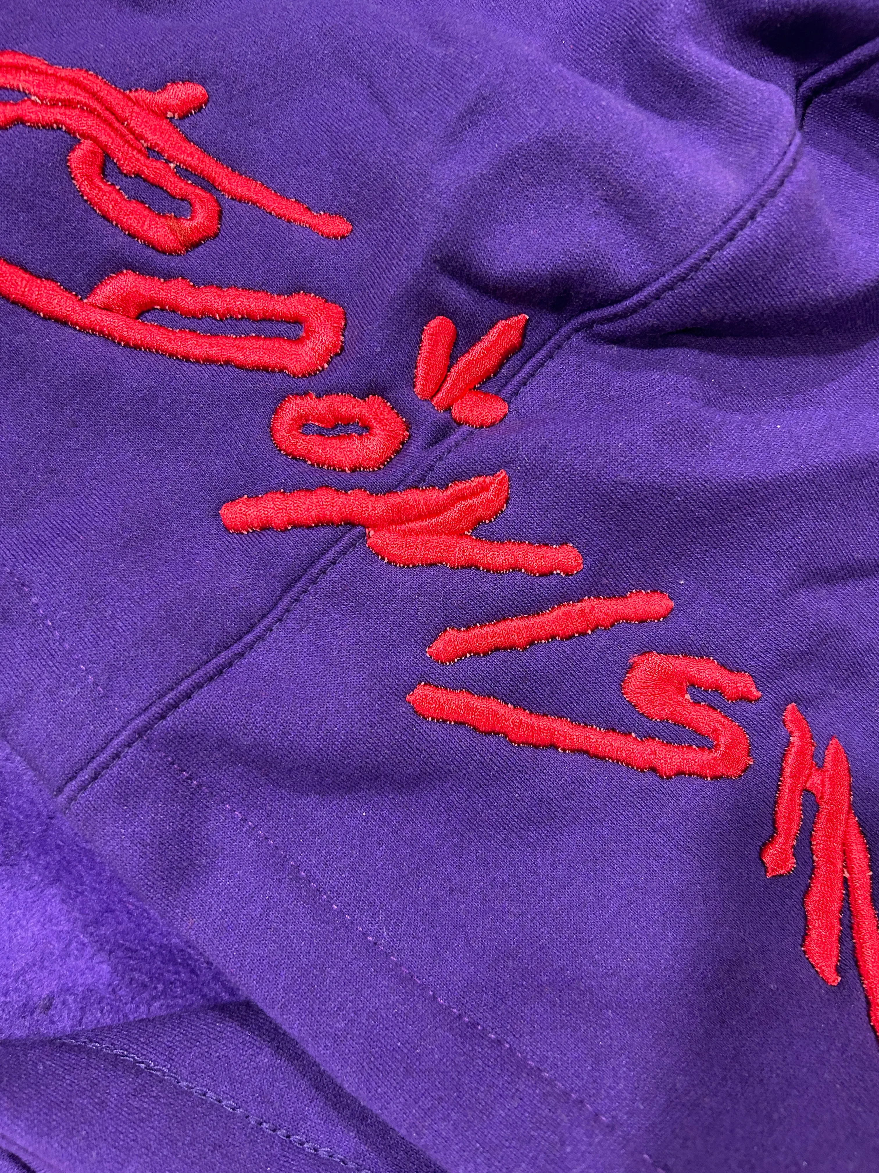 Purple/Red - Chenille Hoodie sold by Kodone product image thumbnail 3
