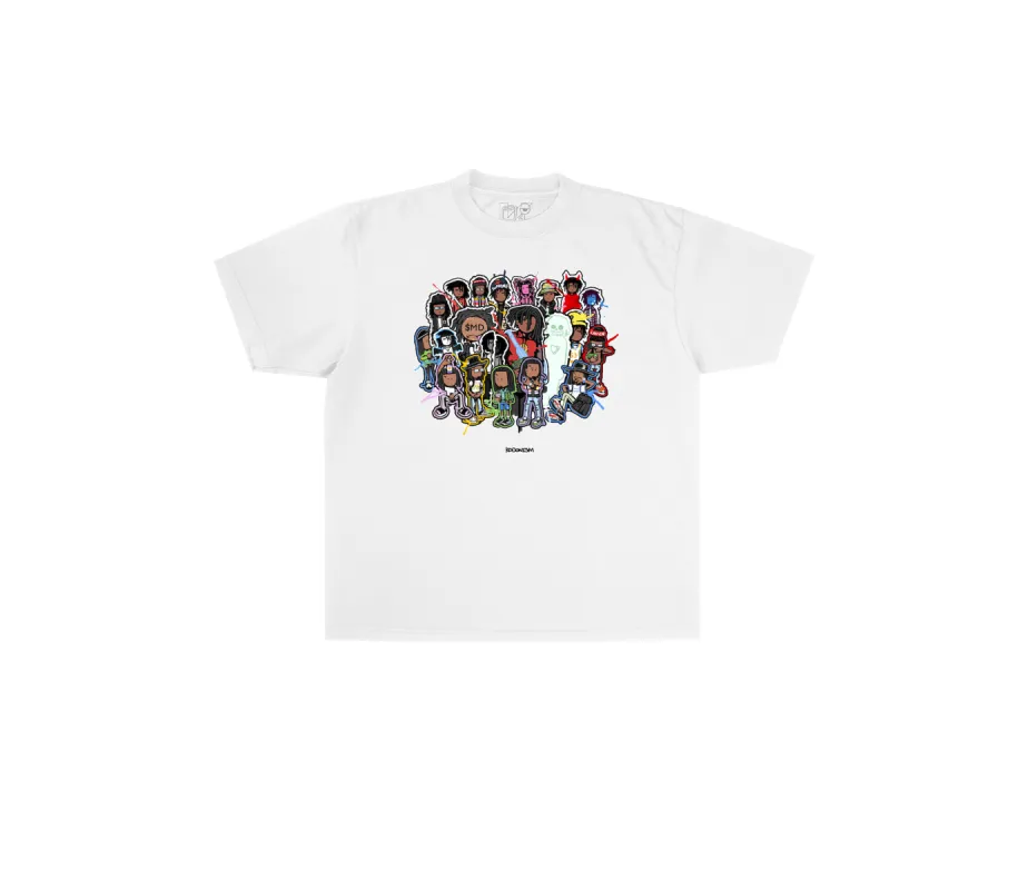 Lucki Collage Tee (White) sold by Kodone