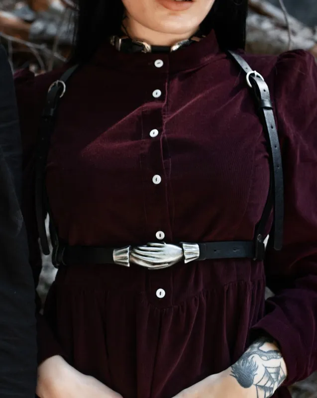 The 'Dearly Departed' Victorian Hand Harness made by Lively Ghosts