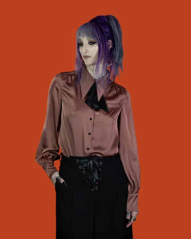 Clairvoyance Button Down Shirt made by Lively Ghosts