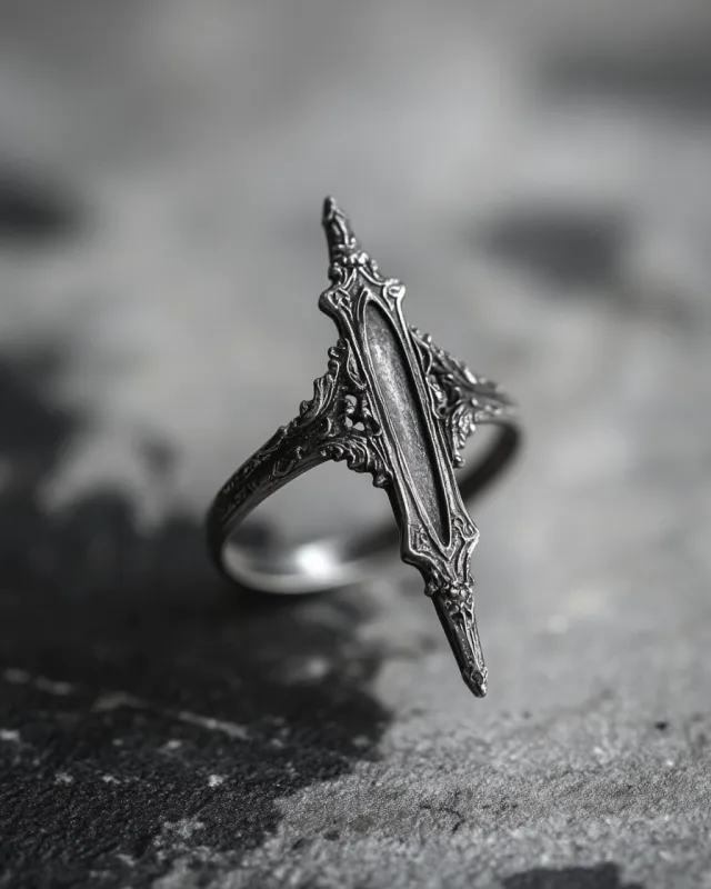 Darkwater Ring made by Lively Ghosts