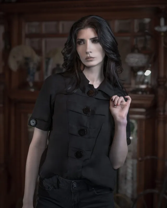 Scissorhands Button Down Shirt made by Lively Ghosts