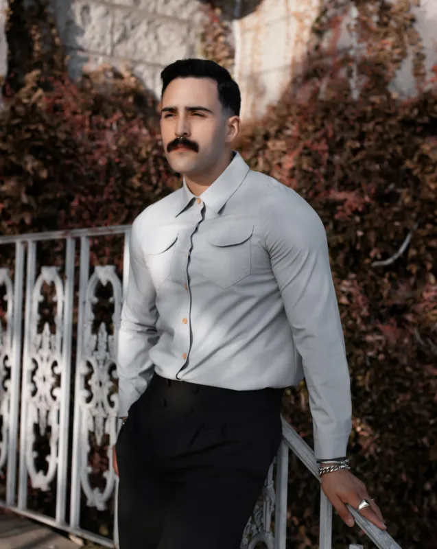 Dorian Button-Down Shirt made by Lively Ghosts