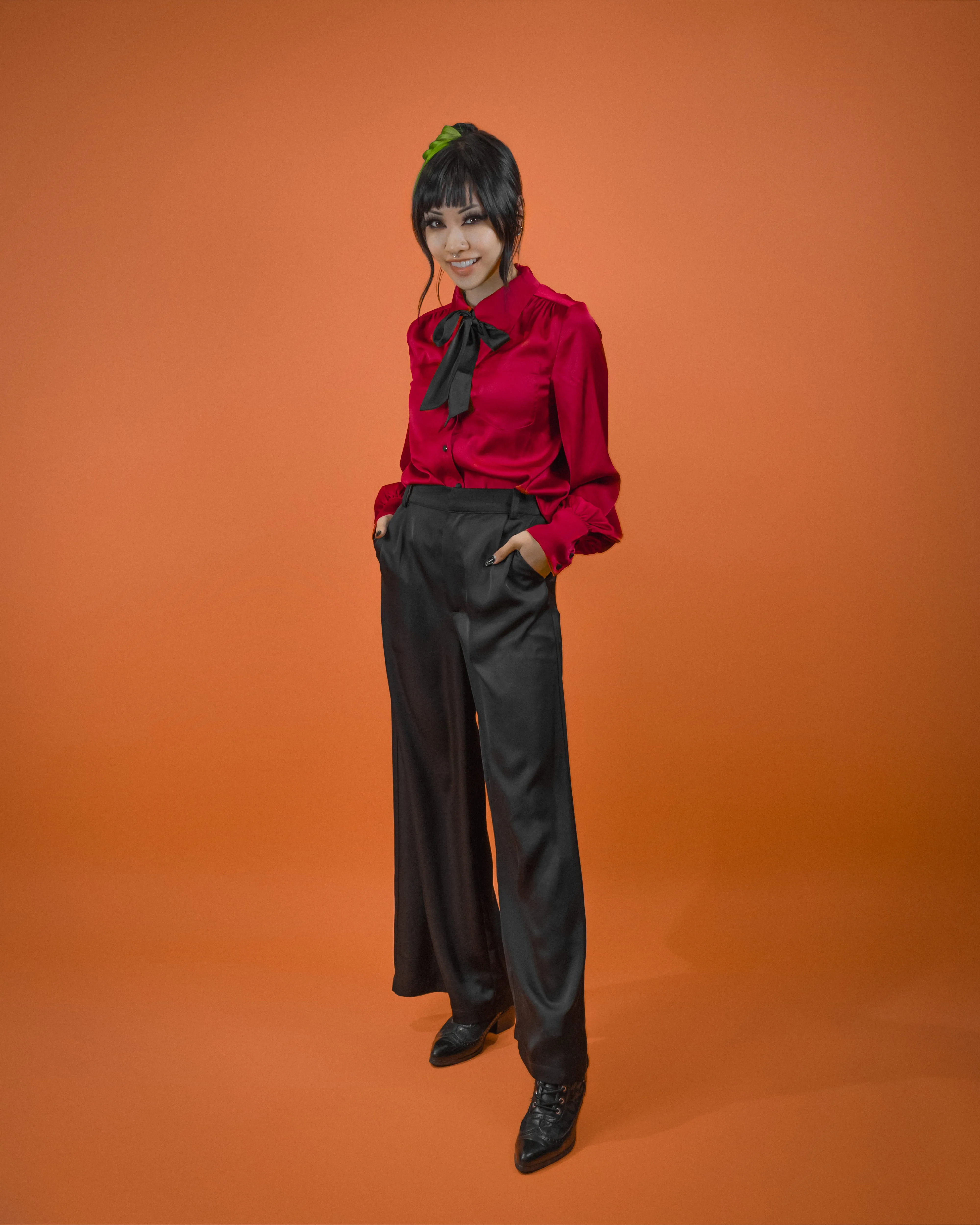 Onyx Palazzo Pants sold by Lively Ghosts product image thumbnail 2