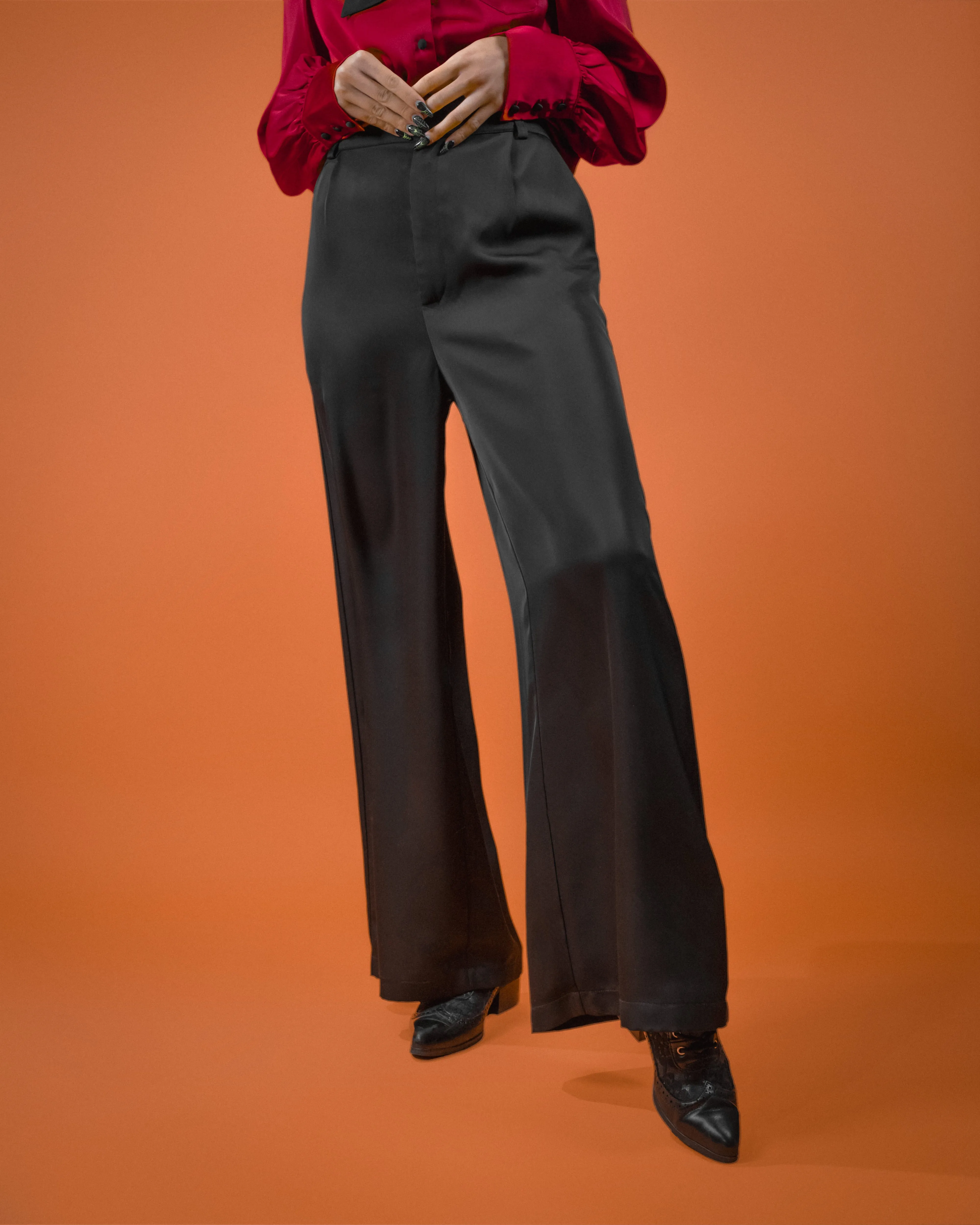 Onyx Palazzo Pants sold by Lively Ghosts