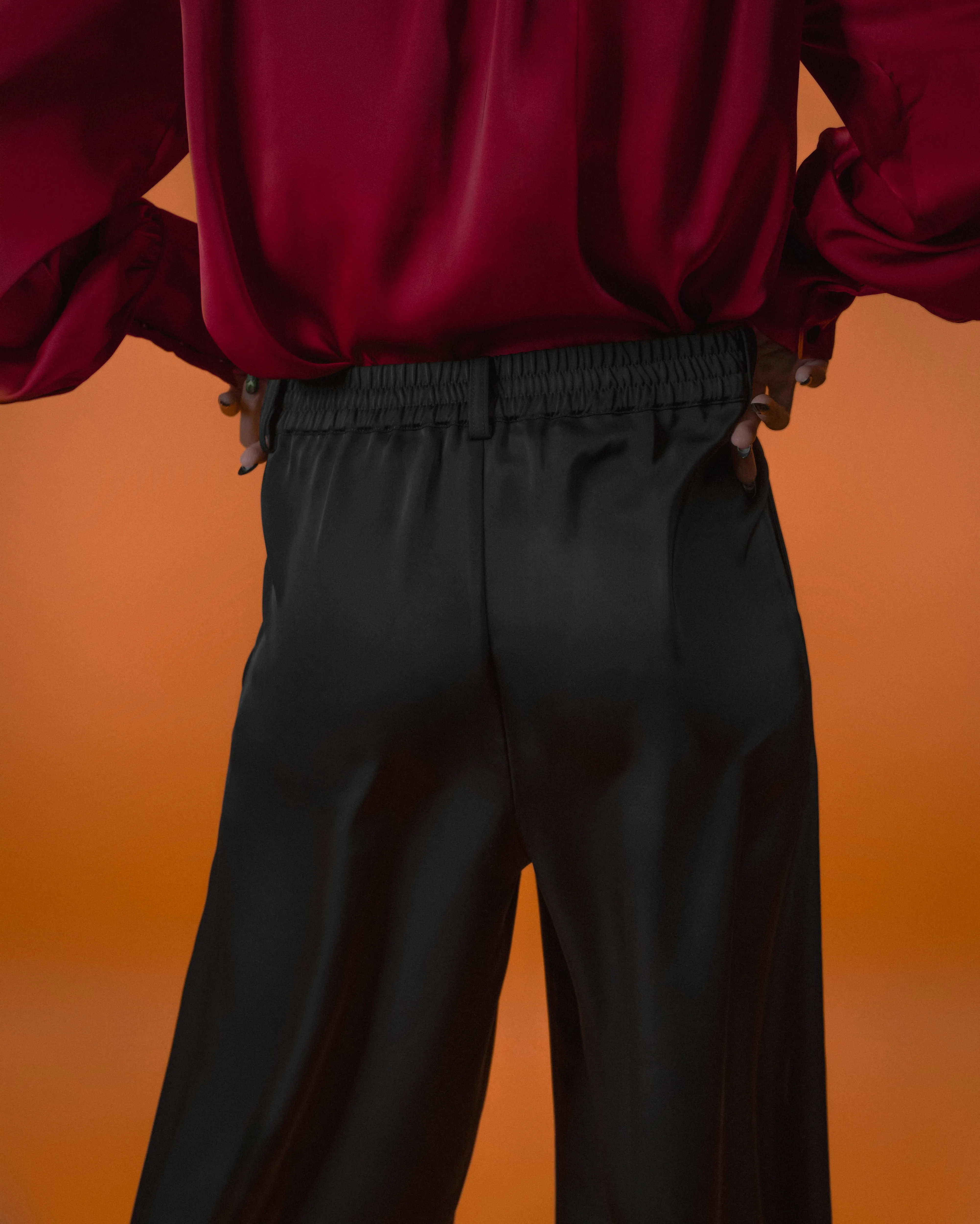 Onyx Palazzo Pants sold by Lively Ghosts product image thumbnail 5
