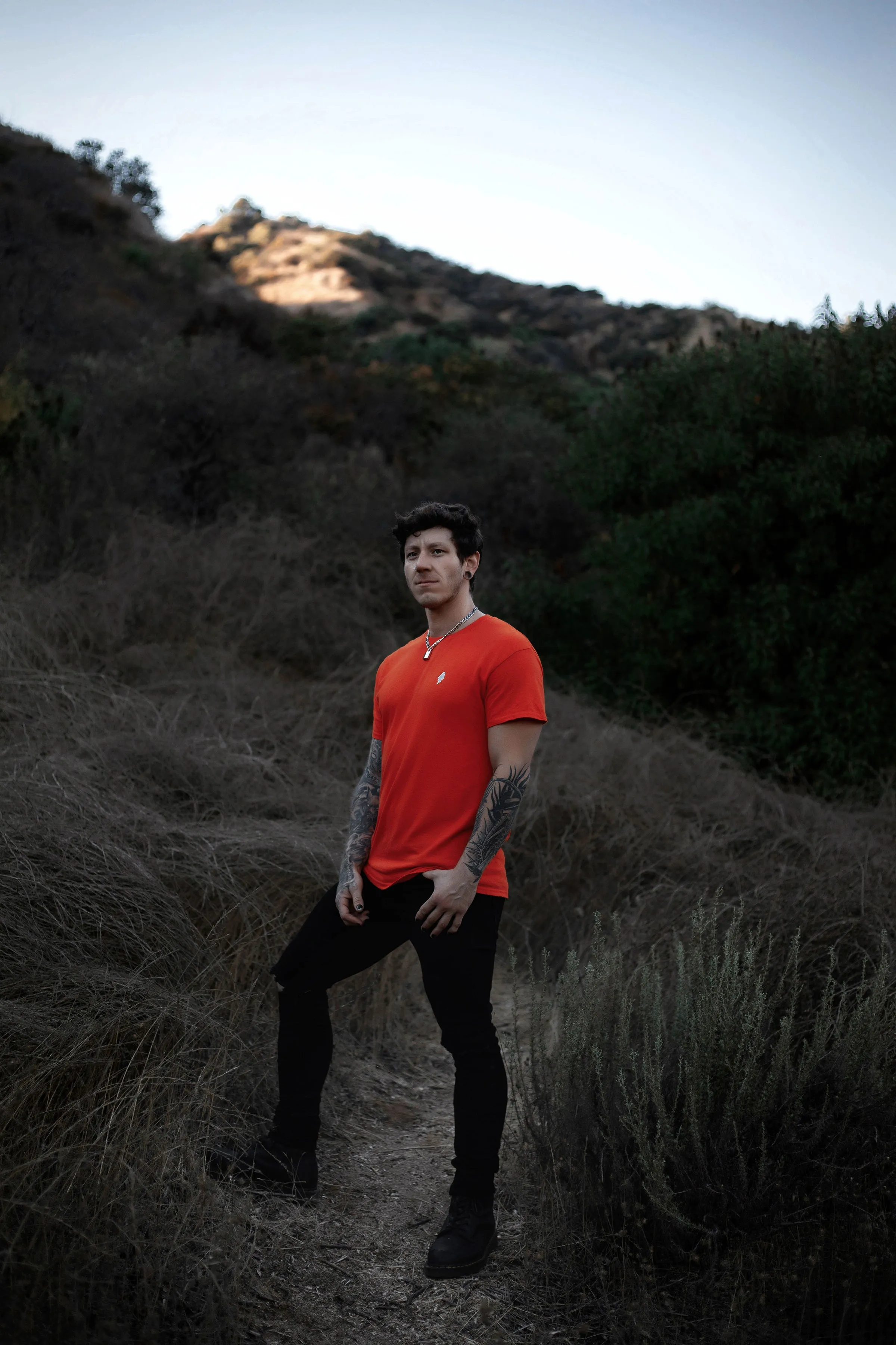 Orange Lively Ghosts "Ghostie" Unisex Logo Tee sold by Lively Ghosts product image thumbnail 5