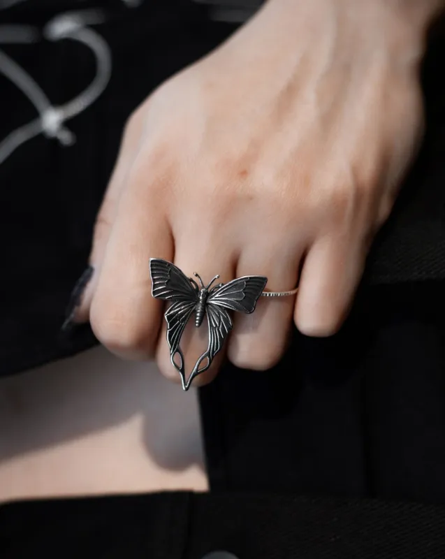 Whispering Wings Ring made by Lively Ghosts