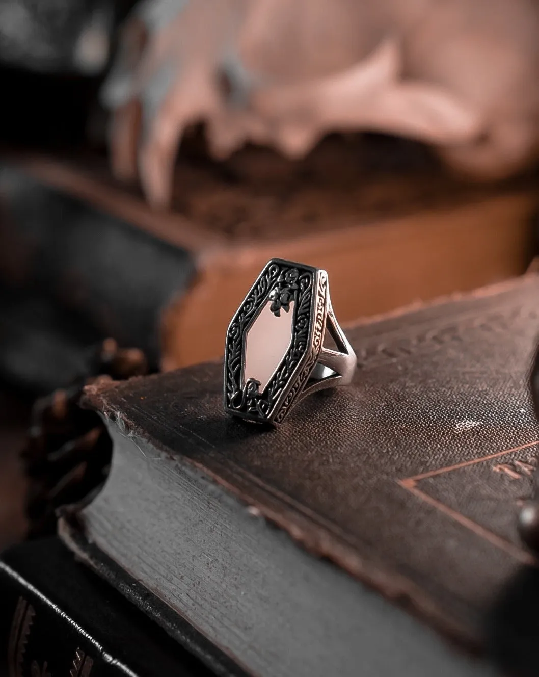 Mourning Widow Ring sold by Lively Ghosts product image thumbnail 3