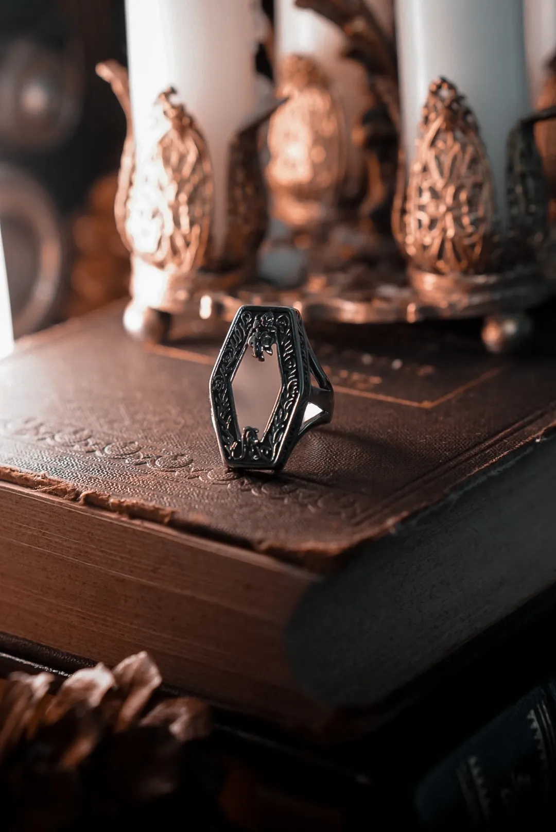 Mourning Widow Ring sold by Lively Ghosts product image thumbnail 5