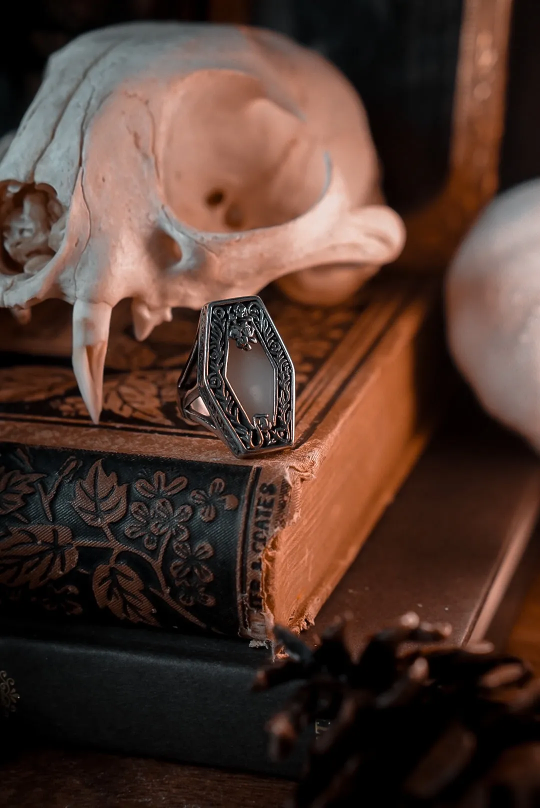 Mourning Widow Ring sold by Lively Ghosts product image thumbnail 4