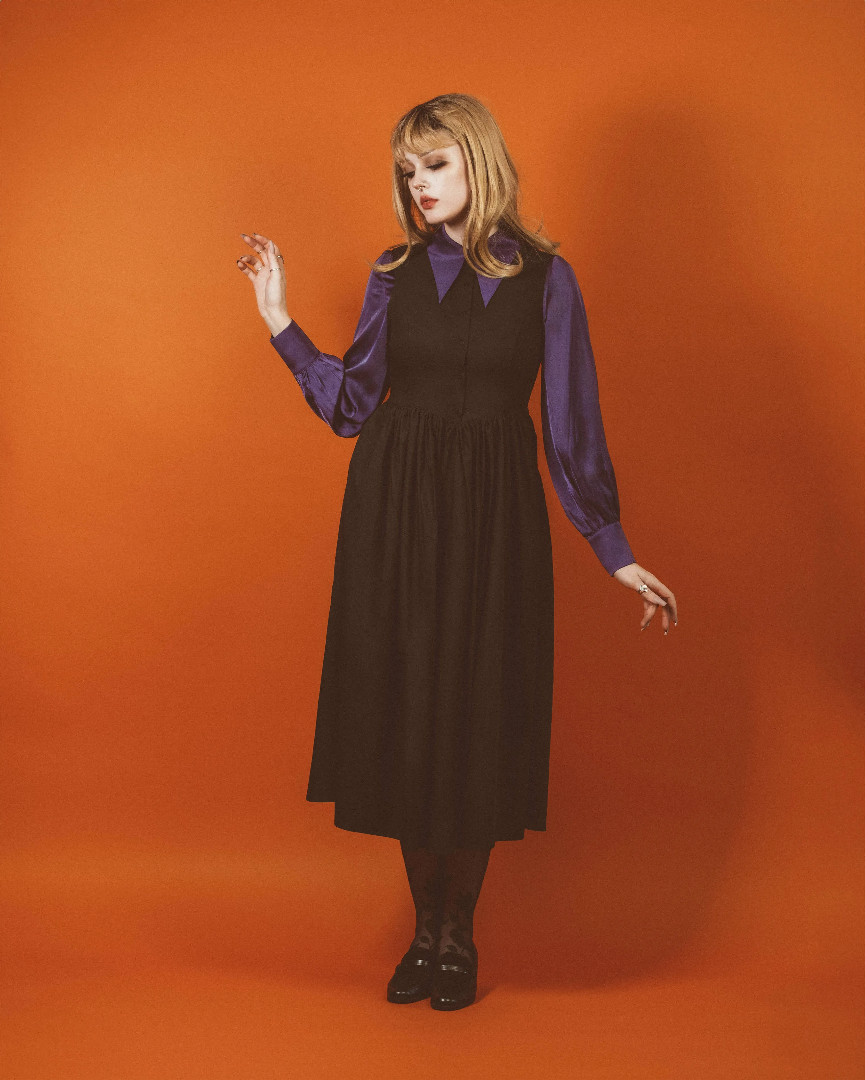 Beauregarde Button Down Shirt sold by Lively Ghosts product image thumbnail 4