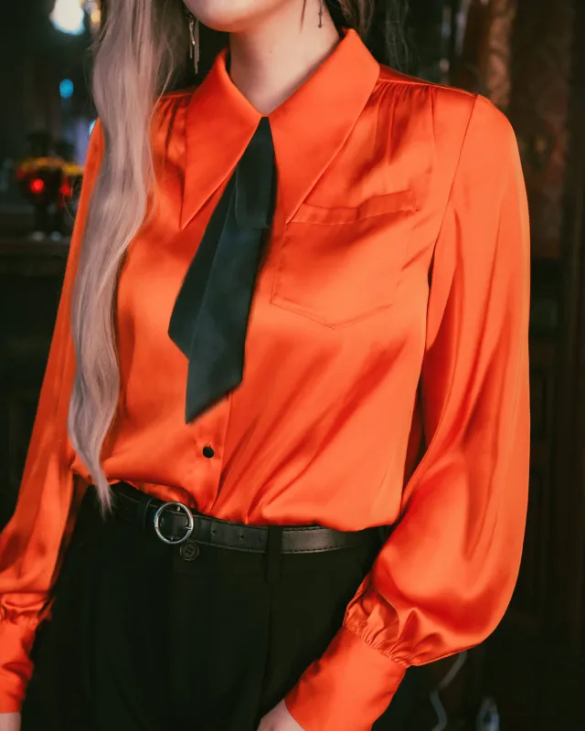 Suncrusher Button Down Shirt ft. Removable Bow made by Lively Ghosts