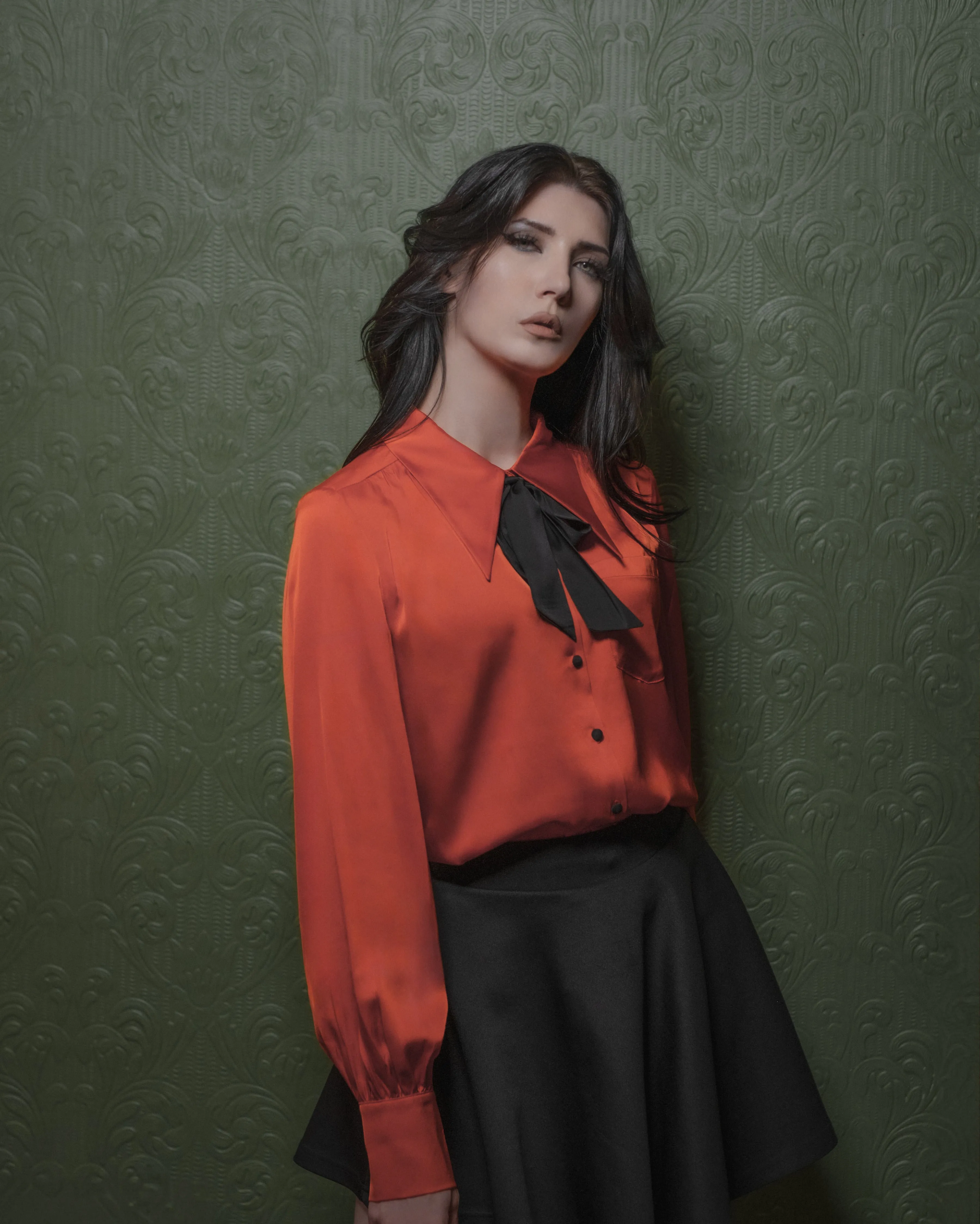 Suncrusher Button Down Shirt ft. Removable Bow sold by Lively Ghosts product image thumbnail 3